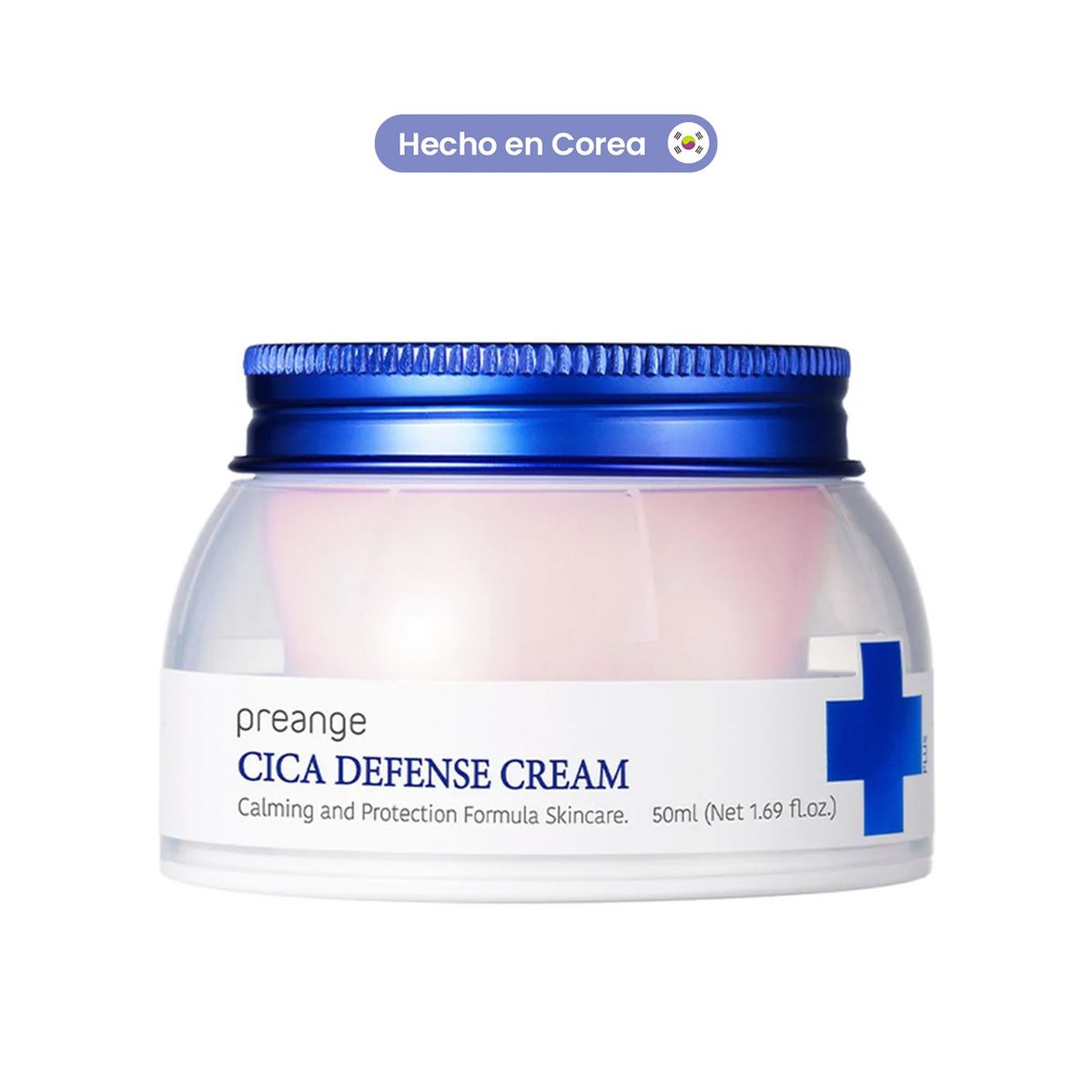 PREANGE - Crema Reparadora Calmante con Cica & Ácido Hialurónico 