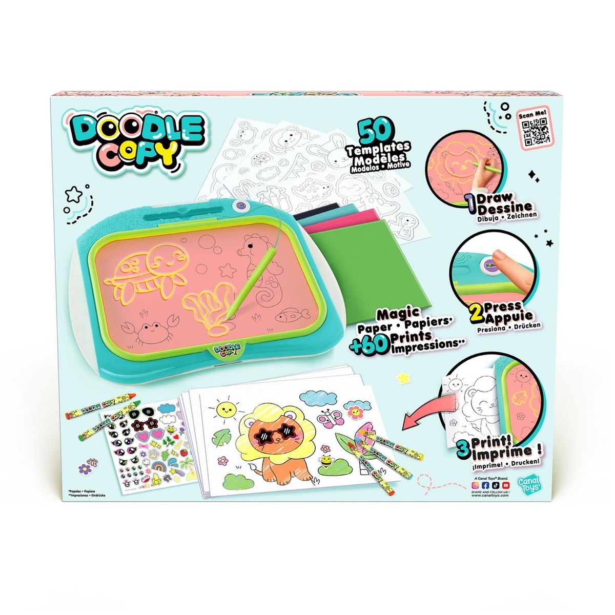CANAL TOYS - Dibuja E Imprime Doodle Copy