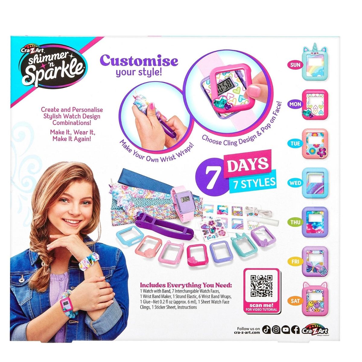 CRA Z ART - Set De Juegio Personaliza Tu Reloj