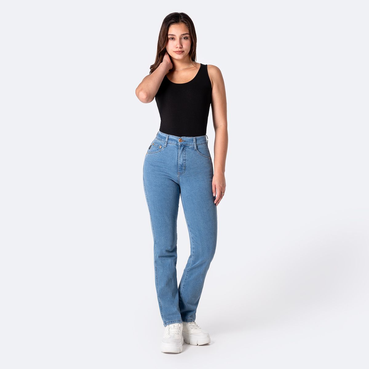 PIONIER - Jean Slim Tiro Alto Mujer Pionier