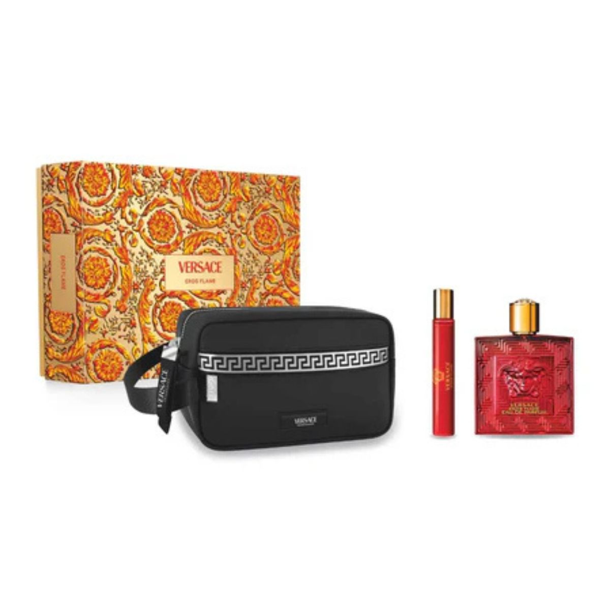 VERSACE - Est Eros Flame Edp 100ml + Shower Gel + Edp 5ml