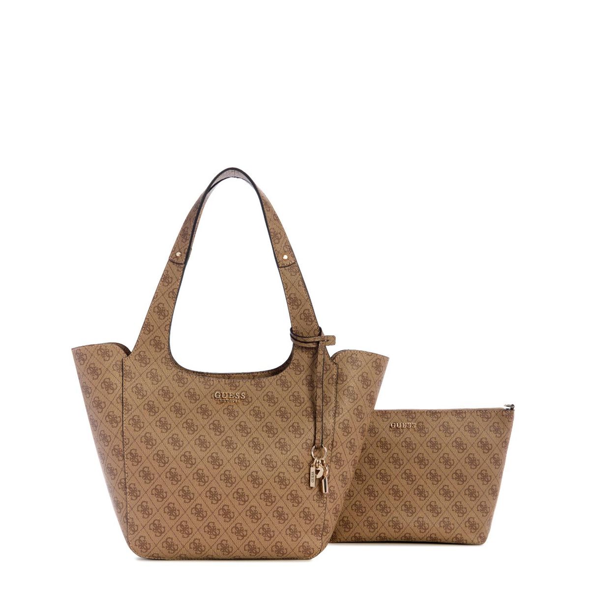 GUESS - Cartera Dea Top Zip Shoulder Bag Mujer Guess