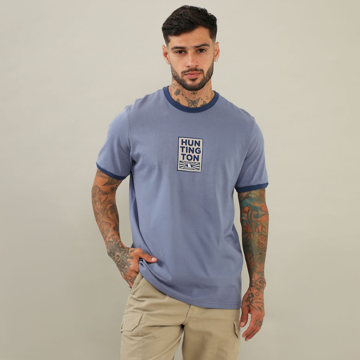 HUNTINGTON - Polo 100% Algodón Casual Hombre Huntington