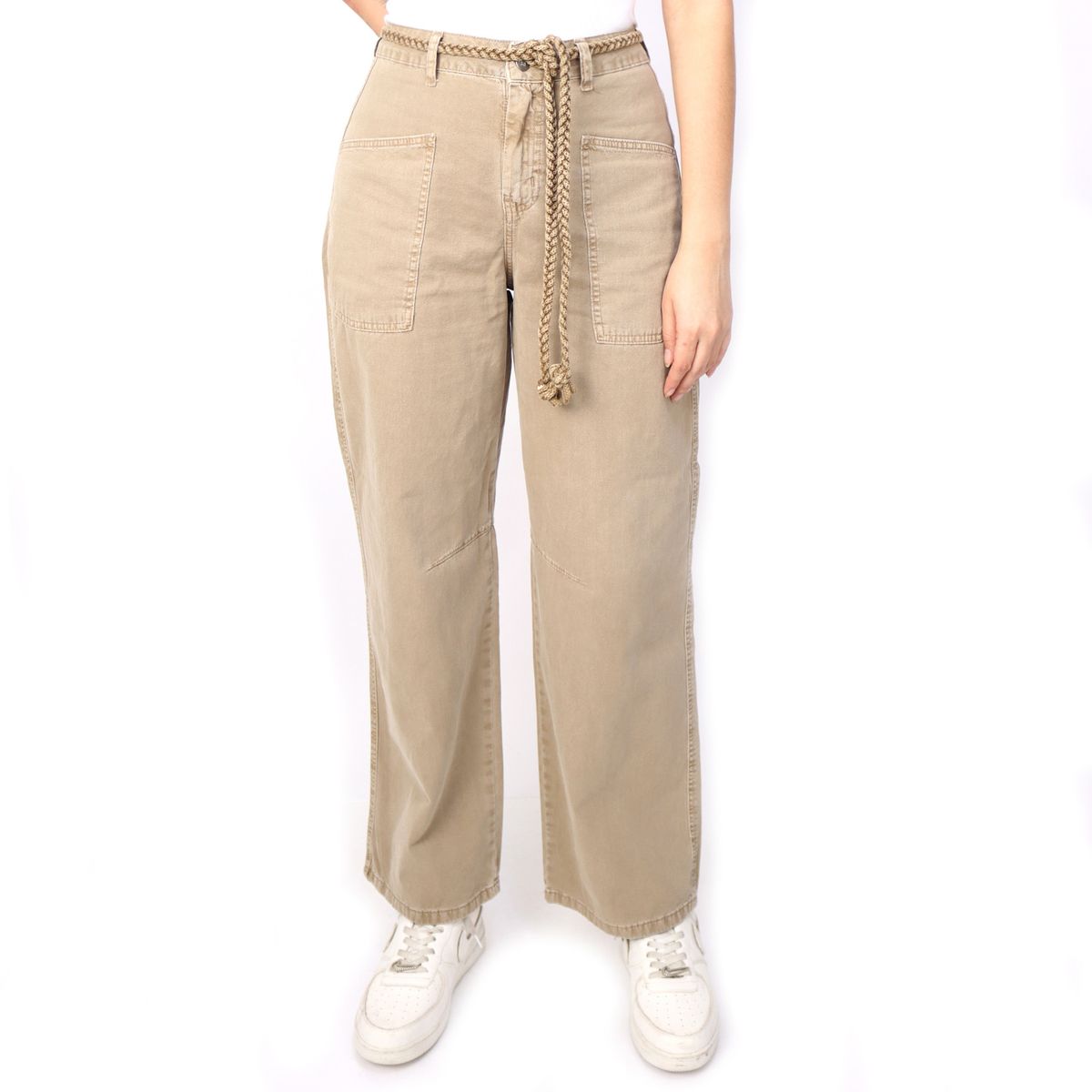 KAYRA POBLET - Jean Baggy Tiro Alto Mujer Kayra Poblet