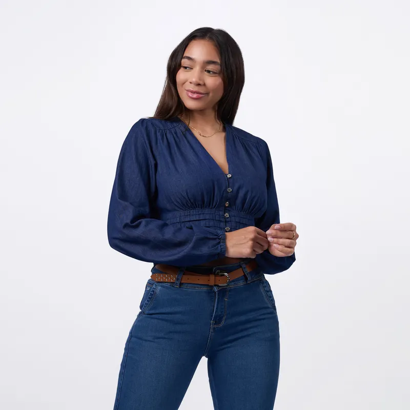 TAYSSIR - Blusa Manga Larga Mujer Tayssir