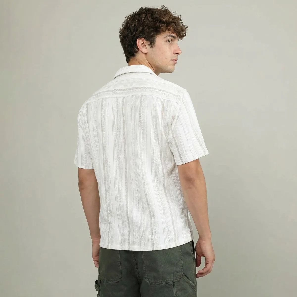 BEARCLIFF - Camisa Cuello Resort Bearcliff