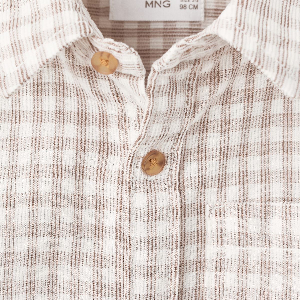 MANGO KIDS - Camisa Bebé Niño Algodón Mango Kids