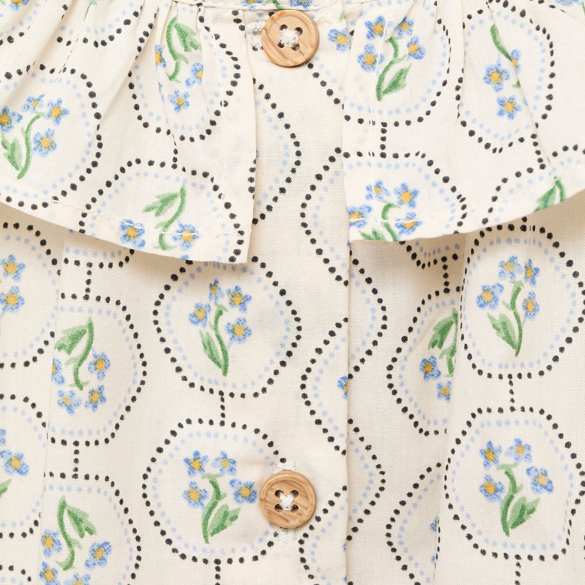 MANGO KIDS - Blusa Bebé Niña Manga Larga Algodón Mango Kids