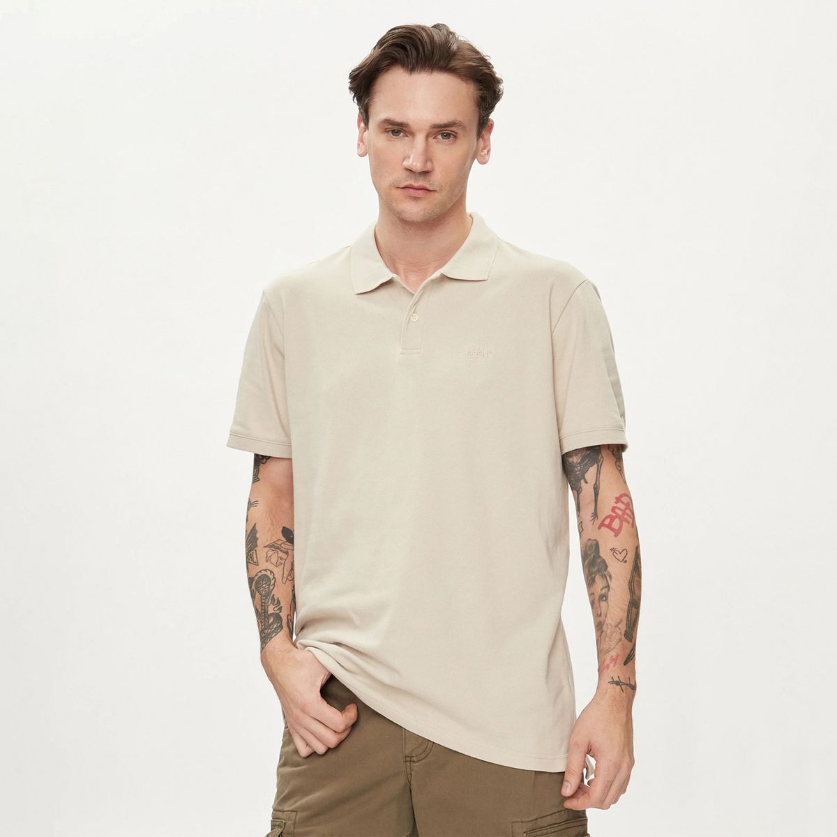 GAP - Polo Piqué Algodón Hombre Gap 