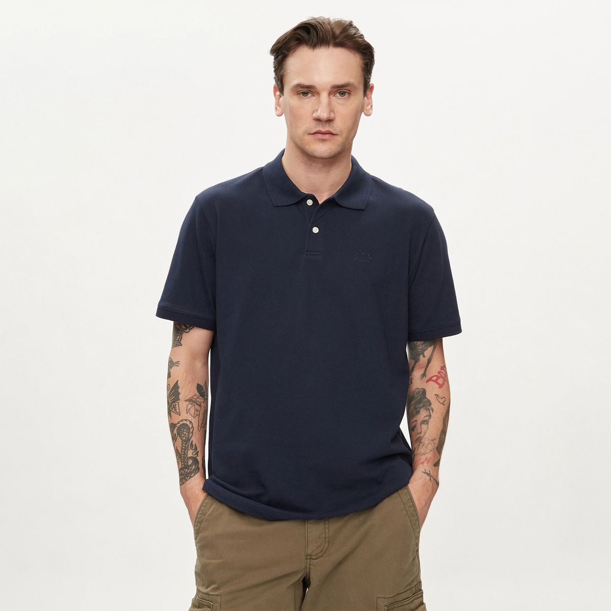 GAP - Polo Piqué Algodón Hombre Gap