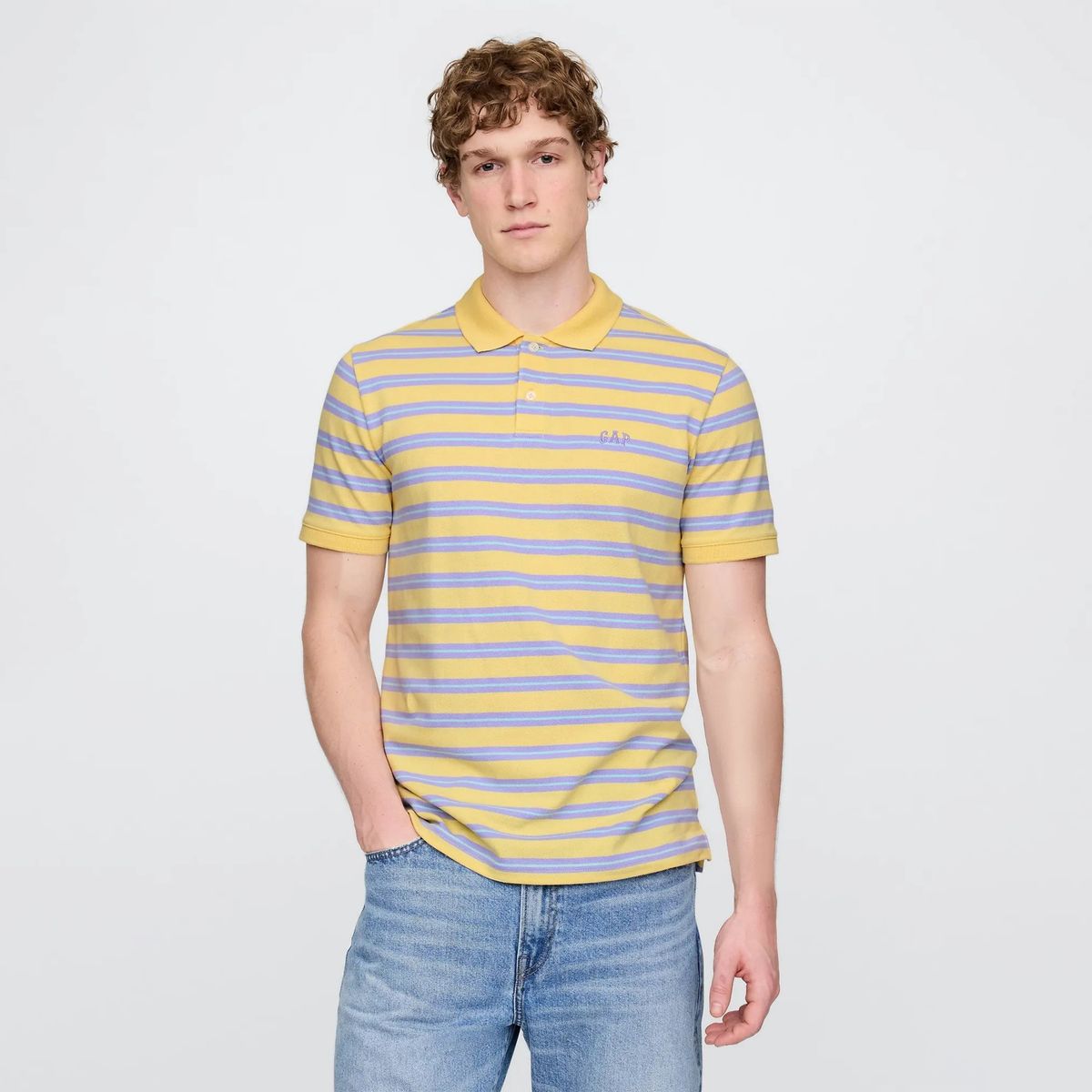 GAP - Polo Piqué Algodón Hombre Gap 