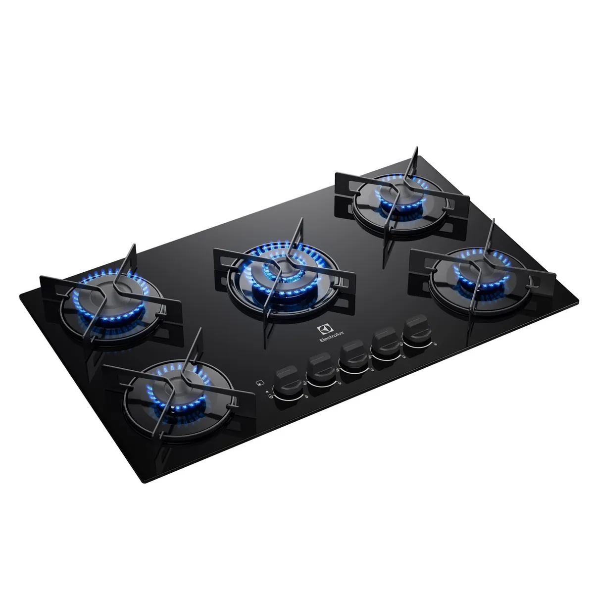 Electrolux - Encimera Empotrable Gas 5q Triple Llamna 75cm Vn Ke5gt
