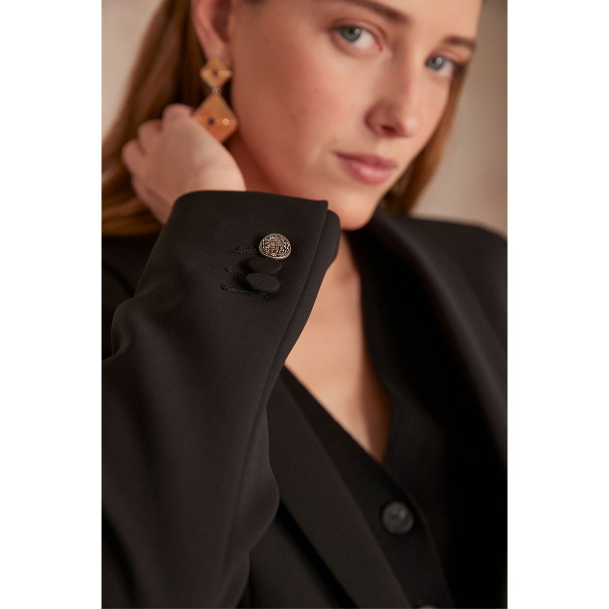 MAISON 123 - Blazer Largo Mujer Maison 123