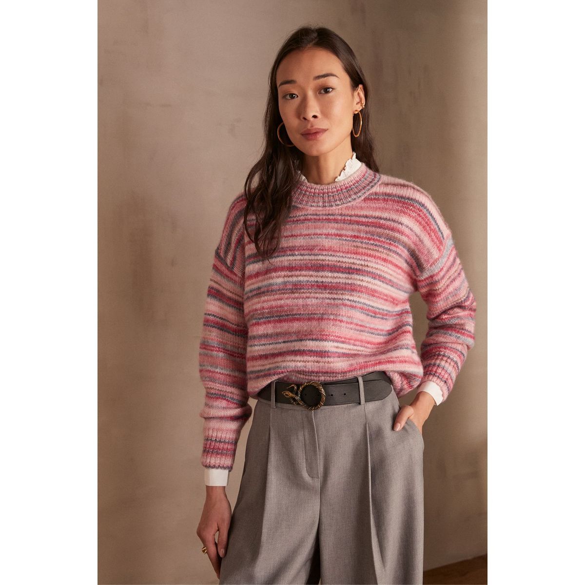 MAISON 123 - Chompa Manga Larga Mujer Maison 123