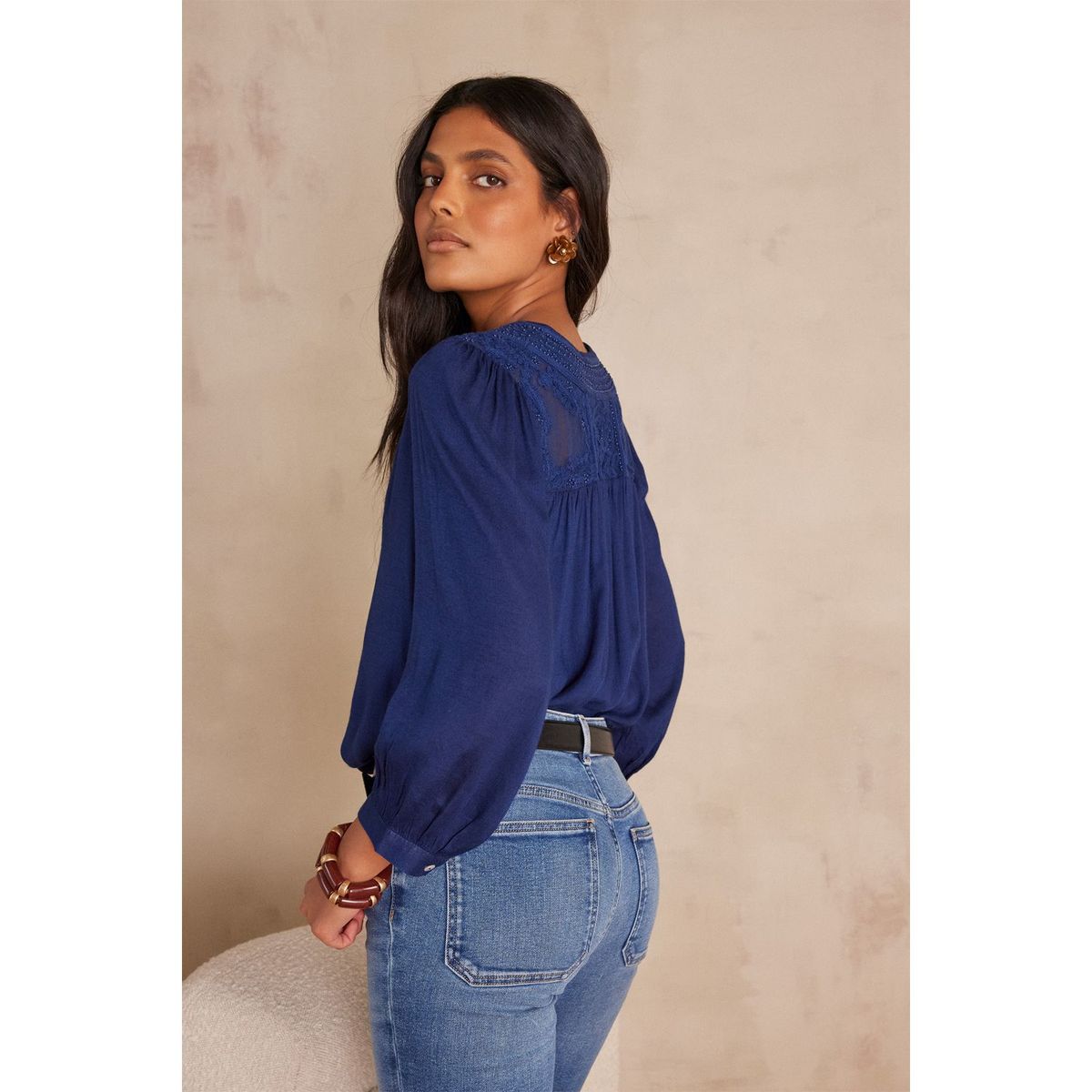 MAISON 123 - Blusa Manga Larga Mujer Maison 123