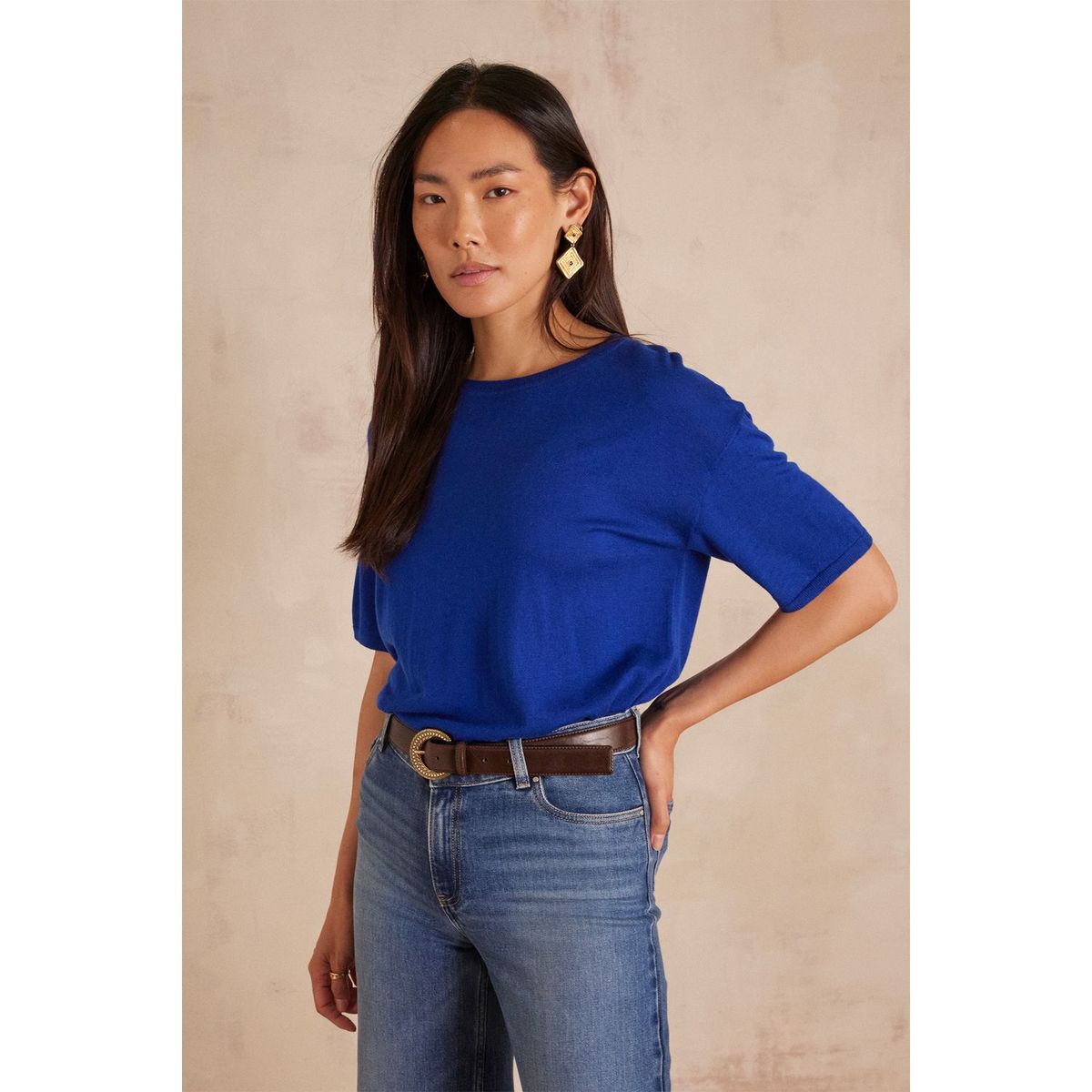 MAISON 123 - Chompa Manga Corta Mujer Maison 123