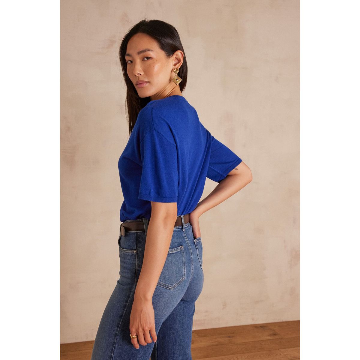 MAISON 123 - Chompa Manga Corta Mujer Maison 123