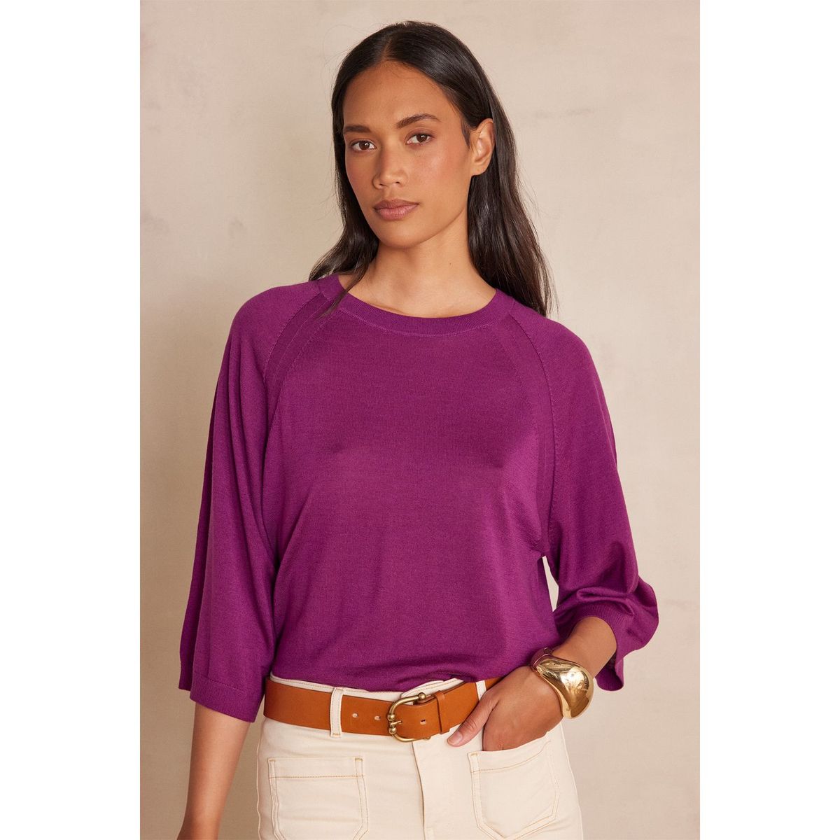  - Chompa Manga Larga Mujer Maison 123