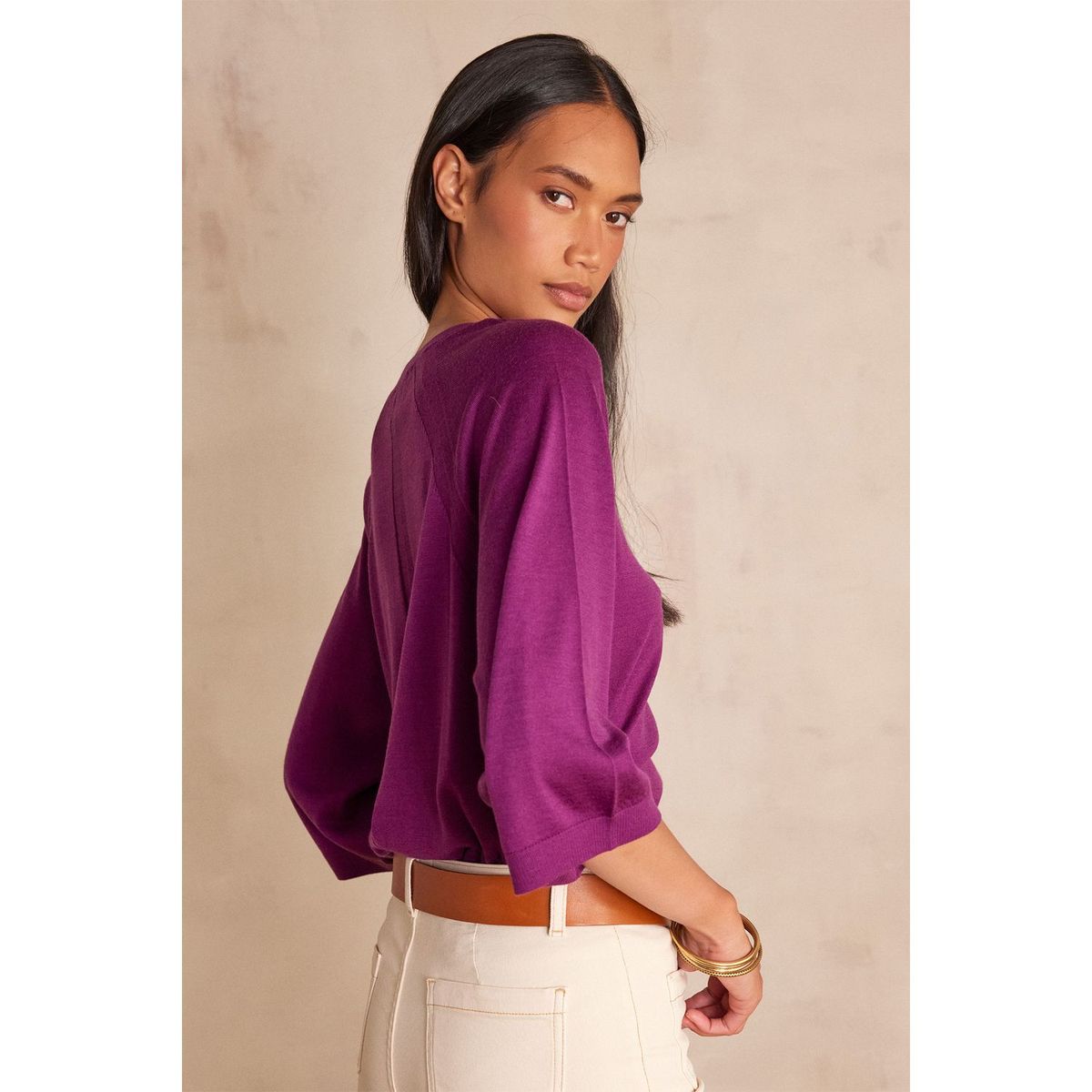  - Chompa Manga Larga Mujer Maison 123