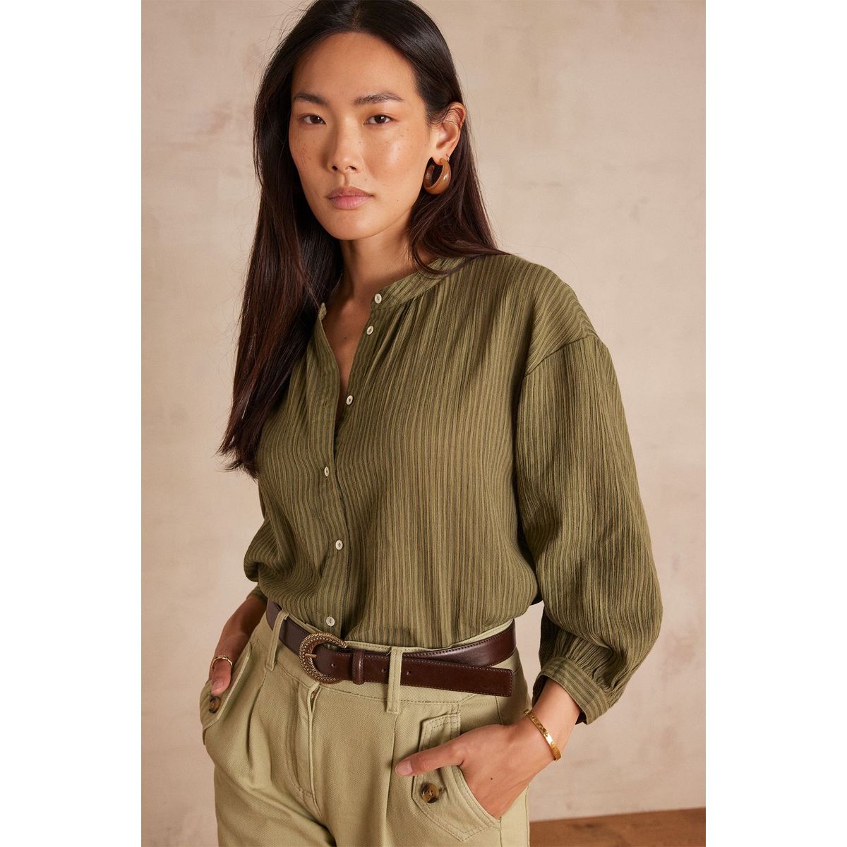 MAISON 123 - Blusa Manga Larga Mujer Maison 123