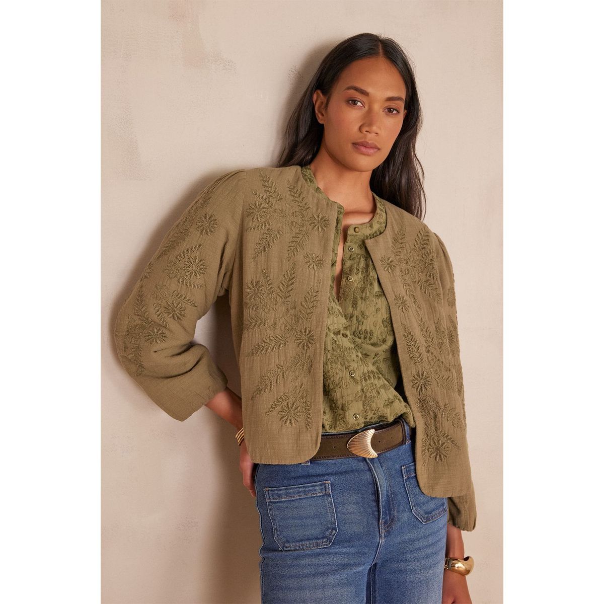 MAISON 123 - Casaca Bordados Mujer Maison 123