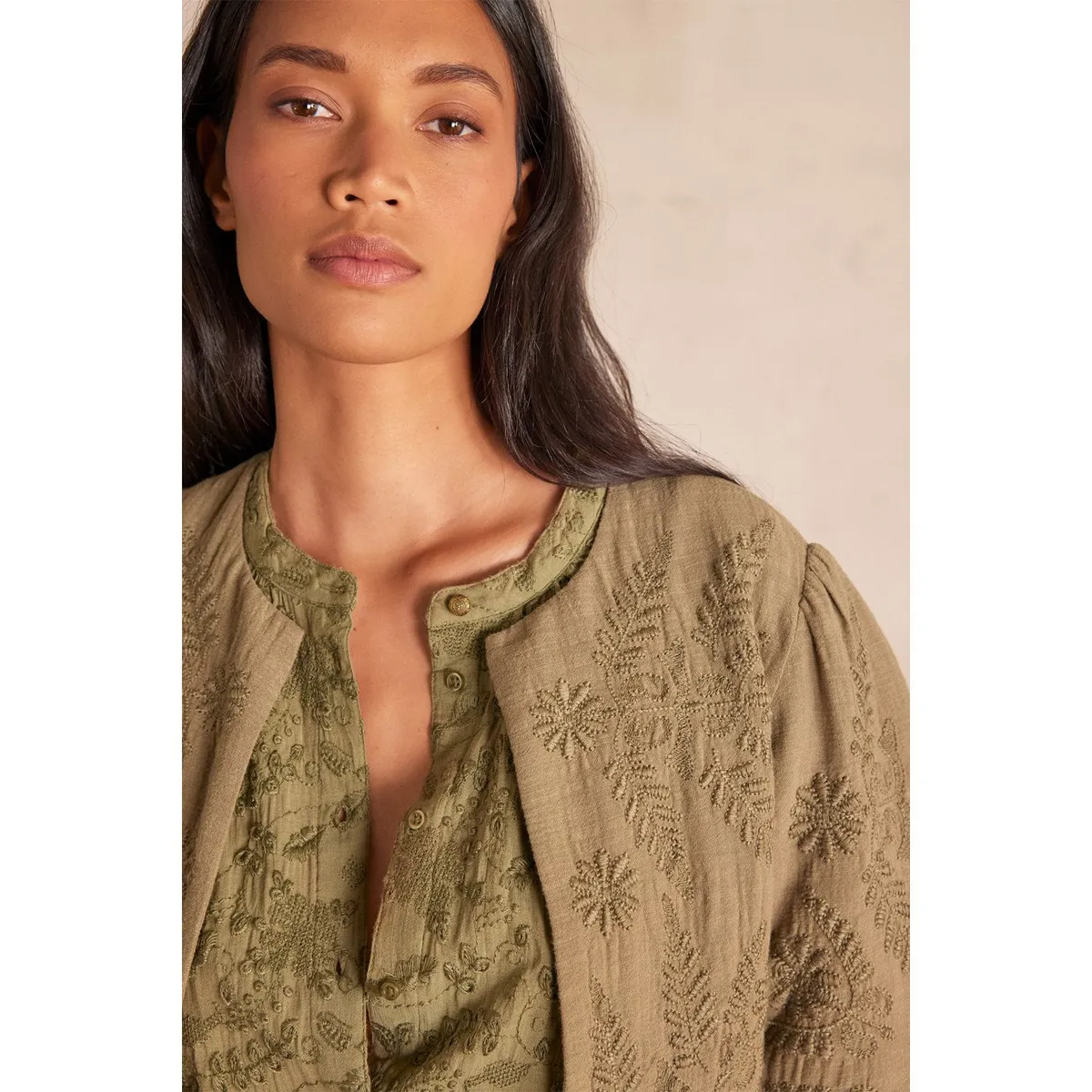 MAISON 123 - Casaca Bordados Mujer Maison 123