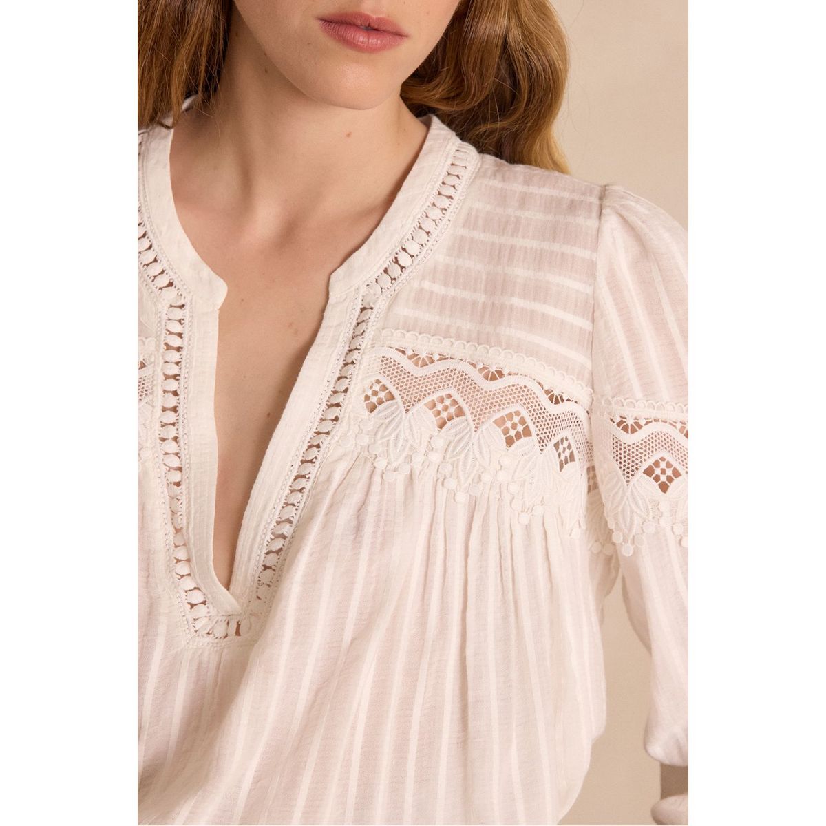 MAISON 123 - Blusa Manga Larga Mujer Maison 123