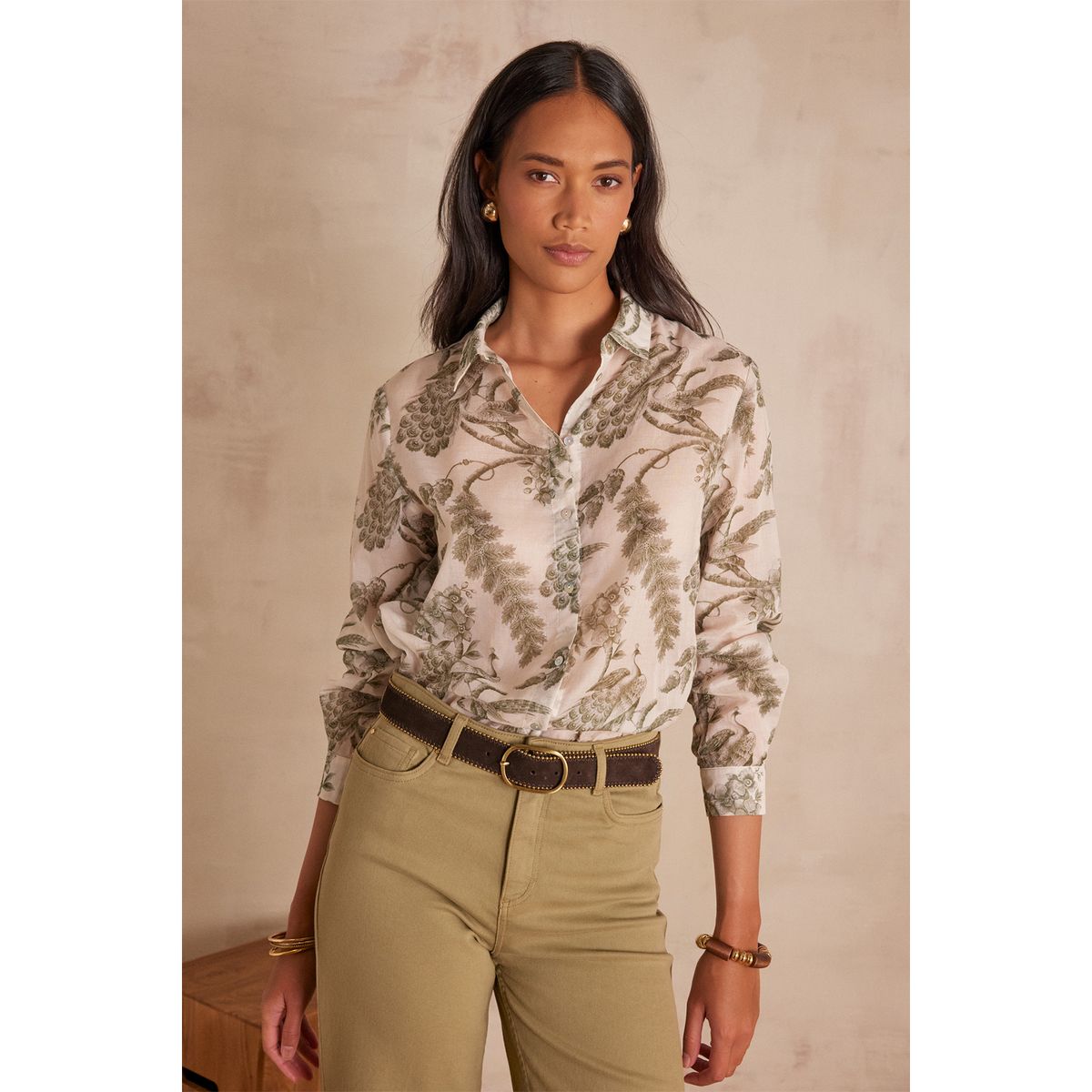 MAISON 123 - Blusa Manga Larga Mujer Maison 123