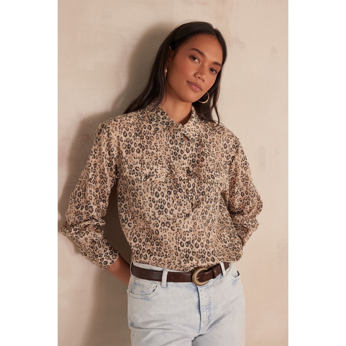 MAISON 123 - Blusa Manga Larga Mujer Maison 123