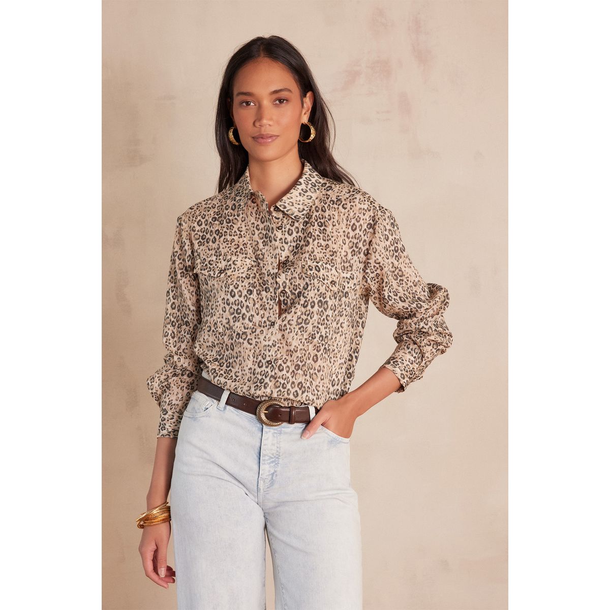 MAISON 123 - Blusa Manga Larga Mujer Maison 123