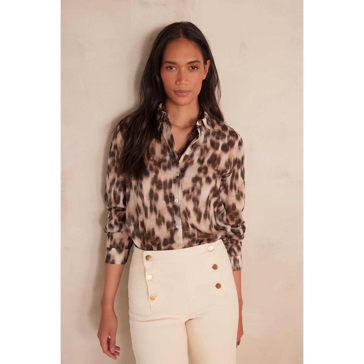 MAISON 123 - Blusa Manga Larga Mujer Maison 123