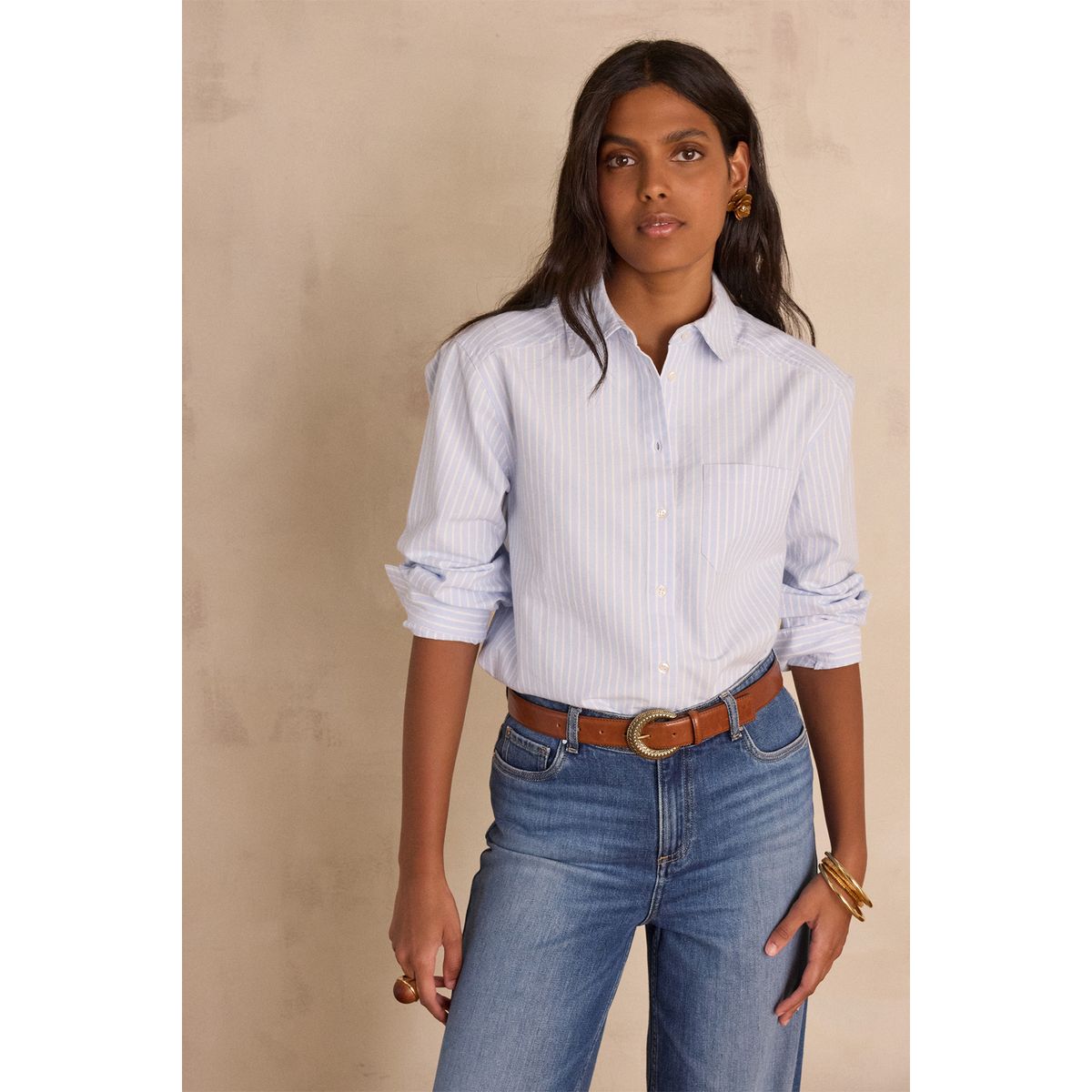 MAISON 123 - Blusa Manga Larga Mujer Maison 123