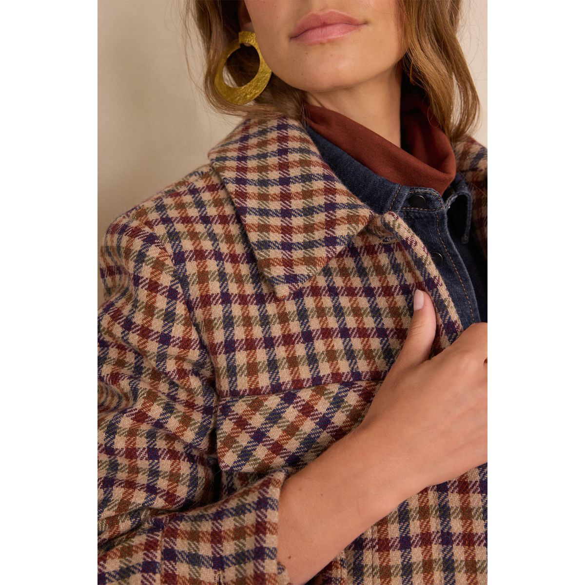 MAISON 123 - Casaca Manga Larga Mujer Maison 123