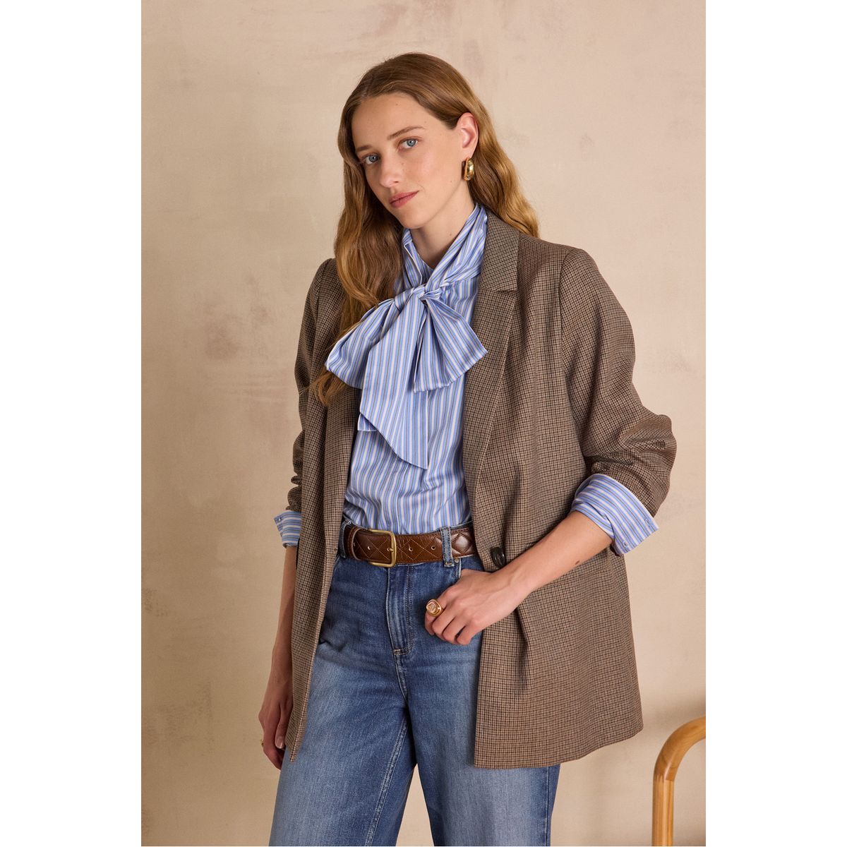 MAISON 123 - Blazer Largo Mujer Maison 123