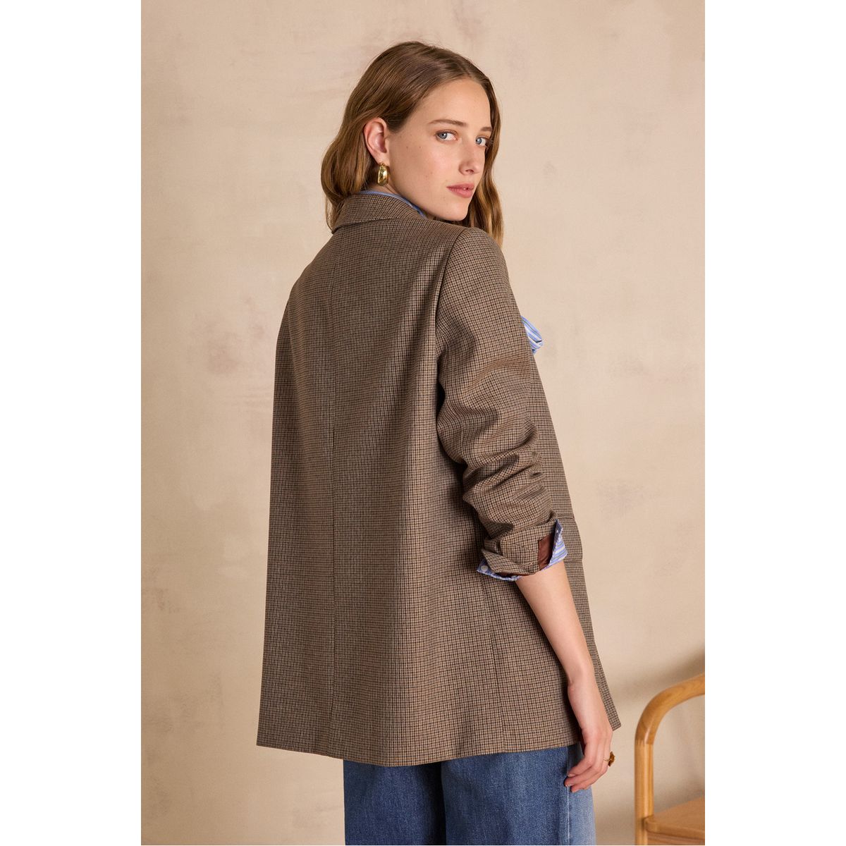 MAISON 123 - Blazer Largo Mujer Maison 123