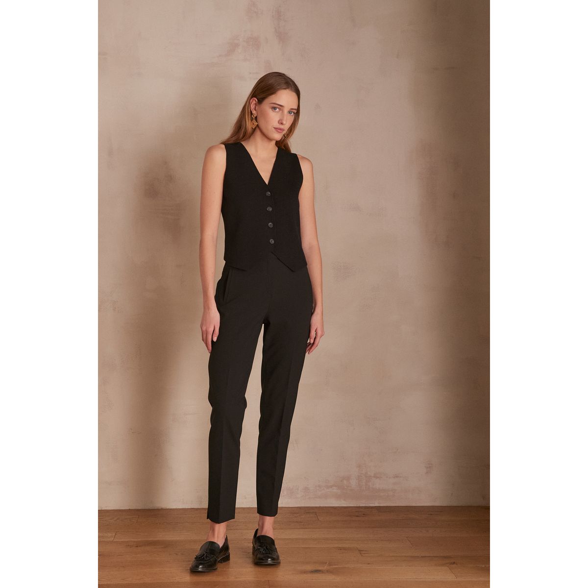 MAISON 123 - Pantalón Tiro Medio Mujer Maison 123