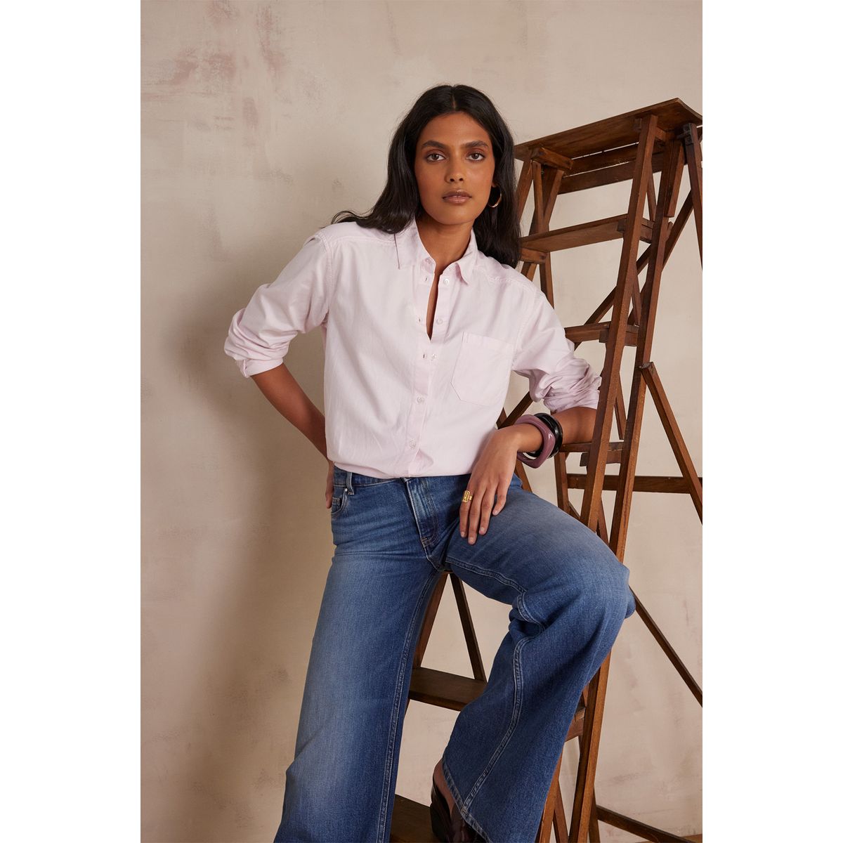 MAISON 123 - Blusa Manga Larga Mujer Maison 123