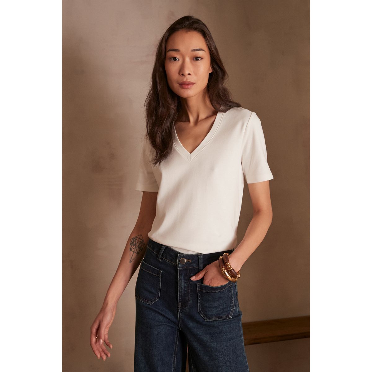 MAISON 123 - Polo Manga Corta Mujer Maison 123