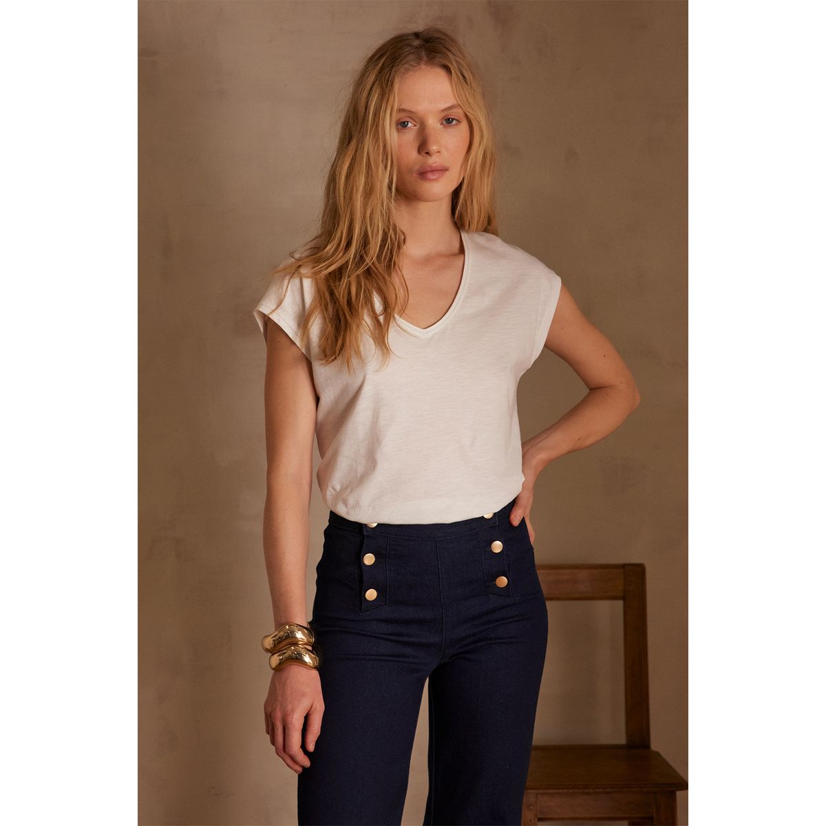 MAISON 123 - Polo Manga Corta Mujer Maison 123