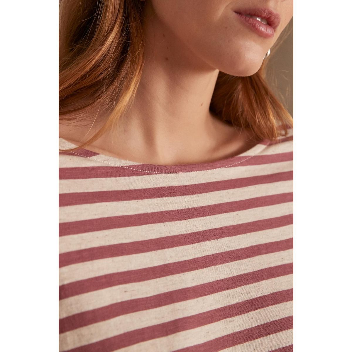 MAISON 123 - Polo Manga Larga 100% Algodón Mujer Maison 123