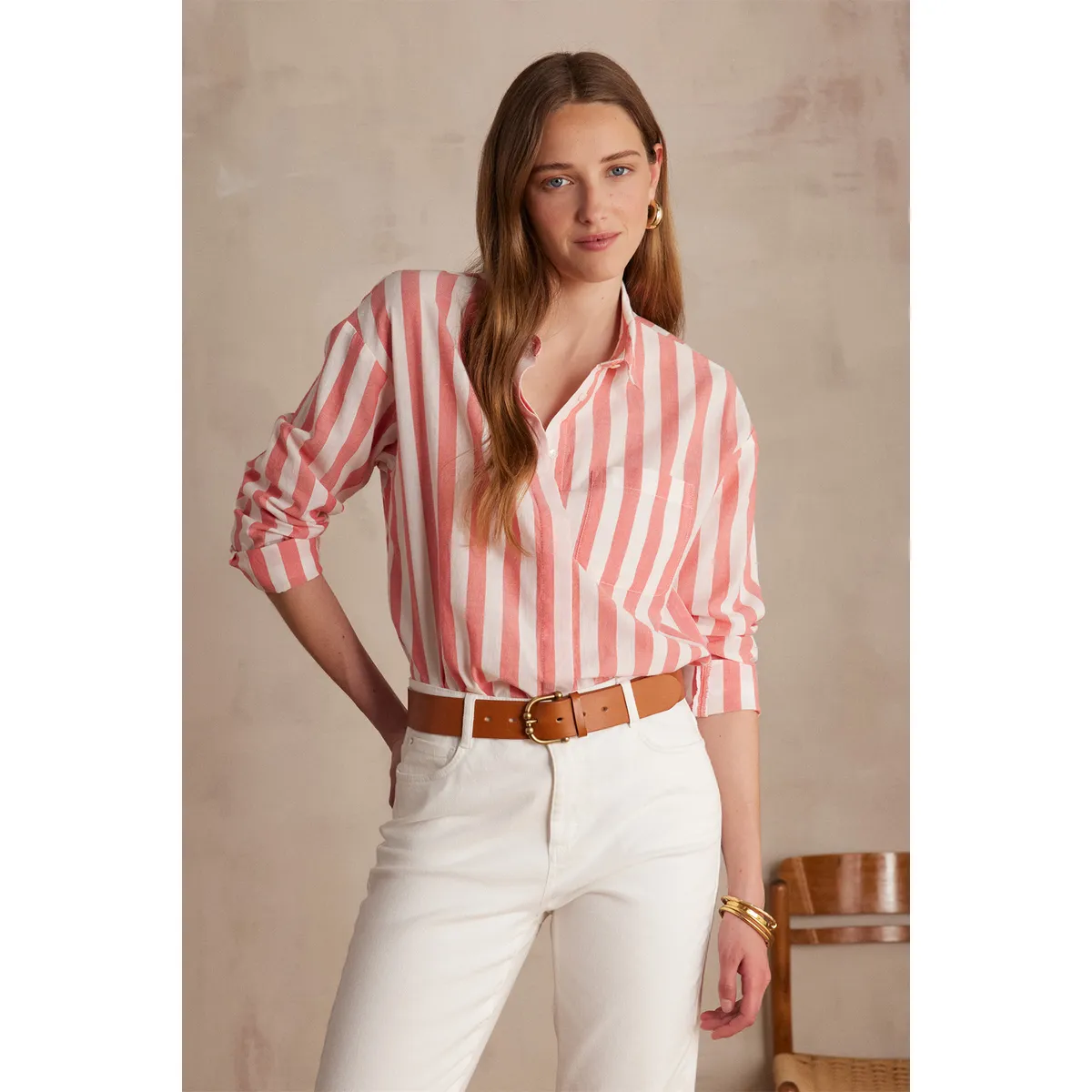 MAISON 123 - Blusa 100% Algodón Mujer Maison 123