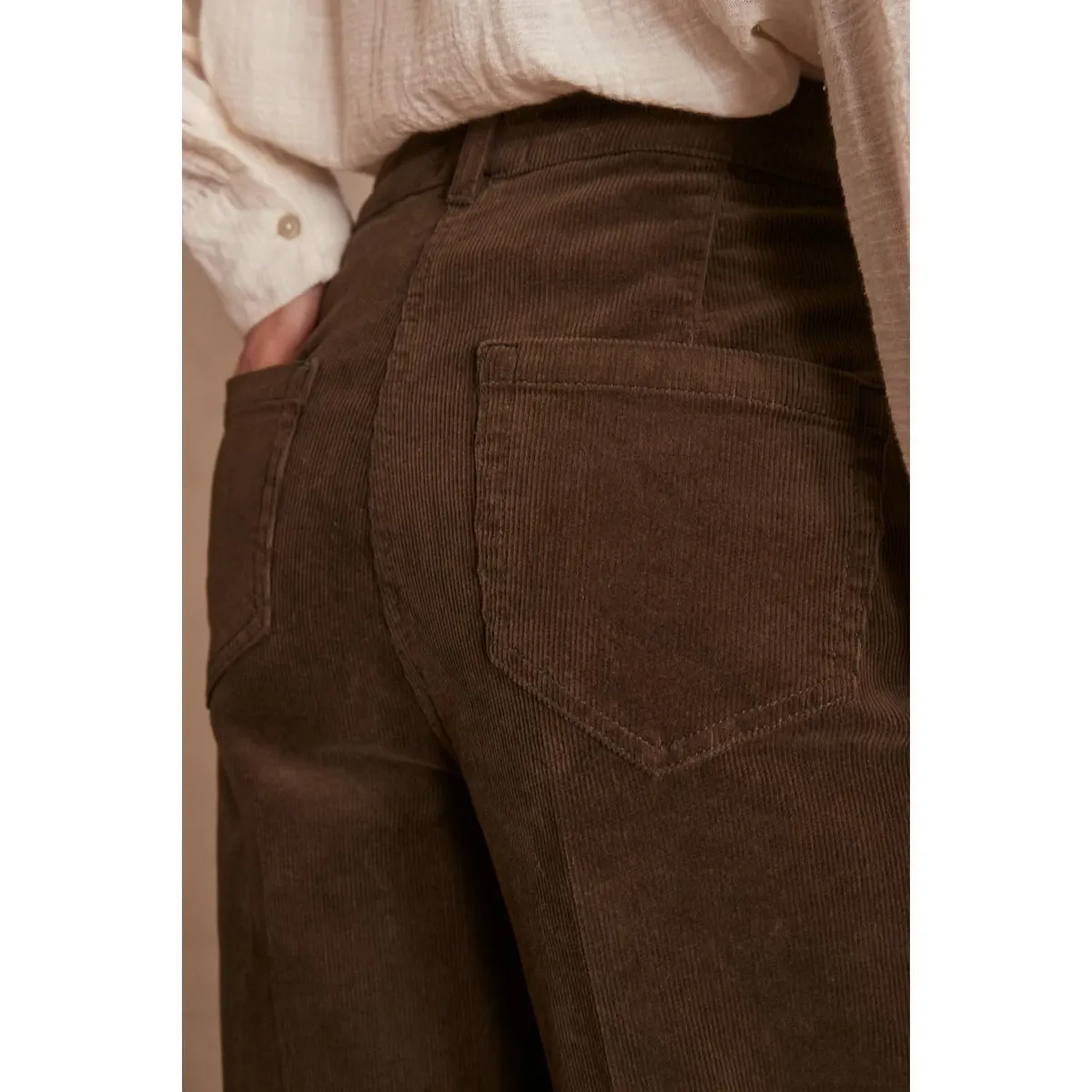 MAISON 123 - Pantalón Casual Algodón Mujer Maison 123