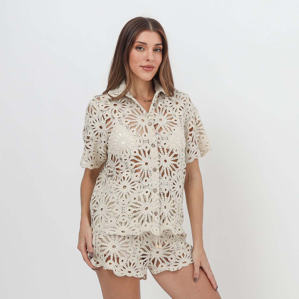 BASEMENT - Top Manga Corta Mujer Basement