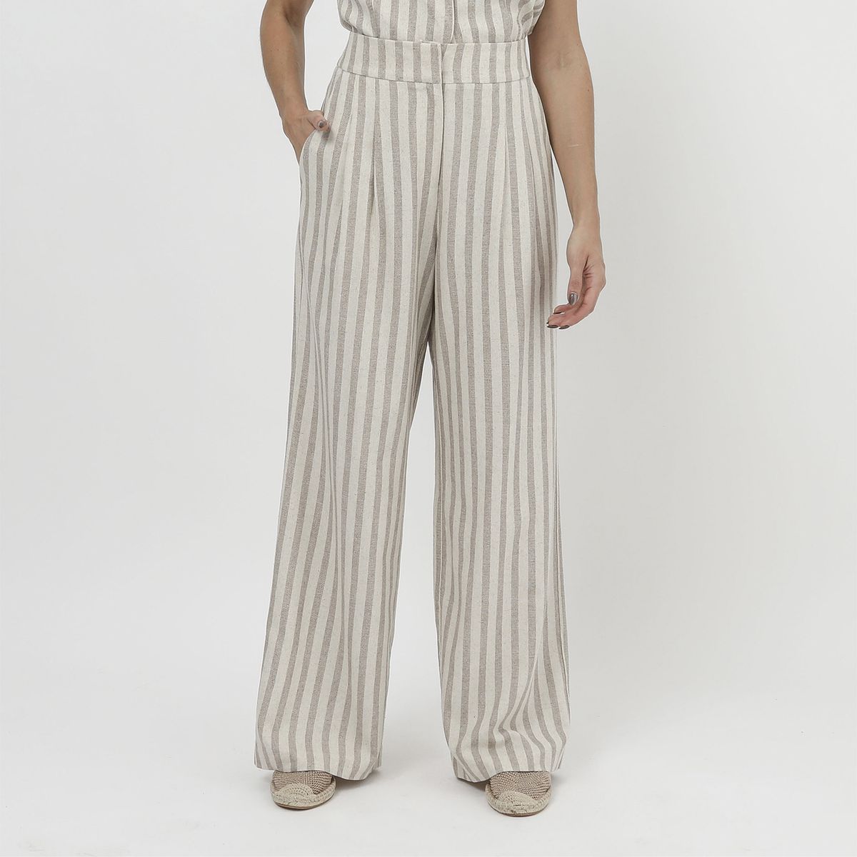 BASEMENT - Pantalón Fluido Mujer Basement