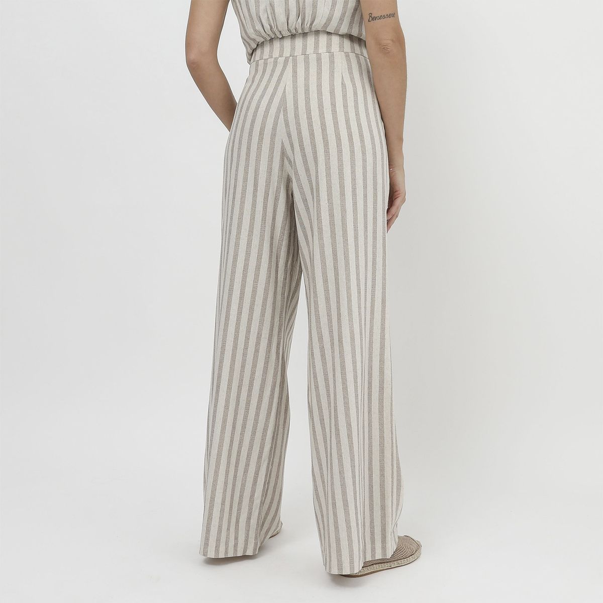 BASEMENT - Pantalón Fluido Mujer Basement