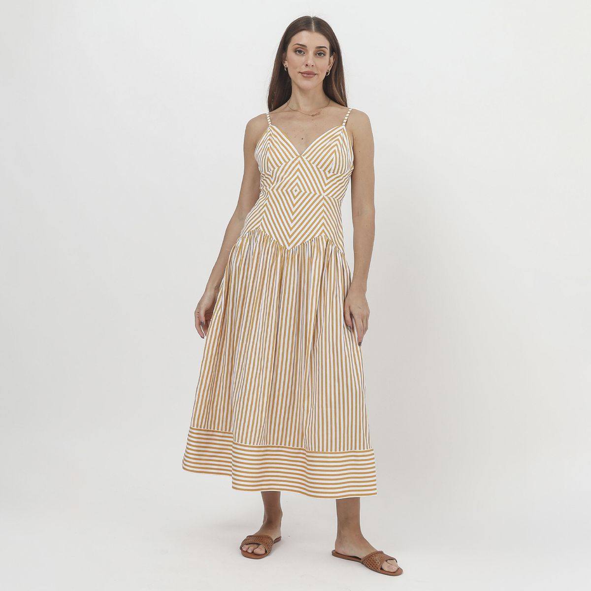 BASEMENT - Vestido Largo Mujer Basement