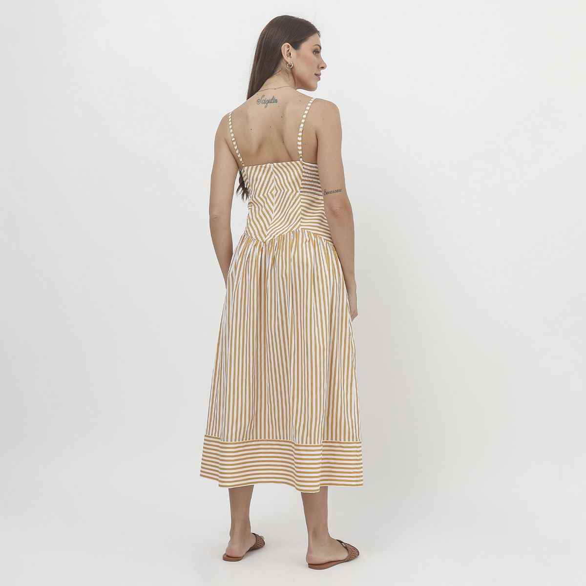 BASEMENT - Vestido Largo Mujer Basement