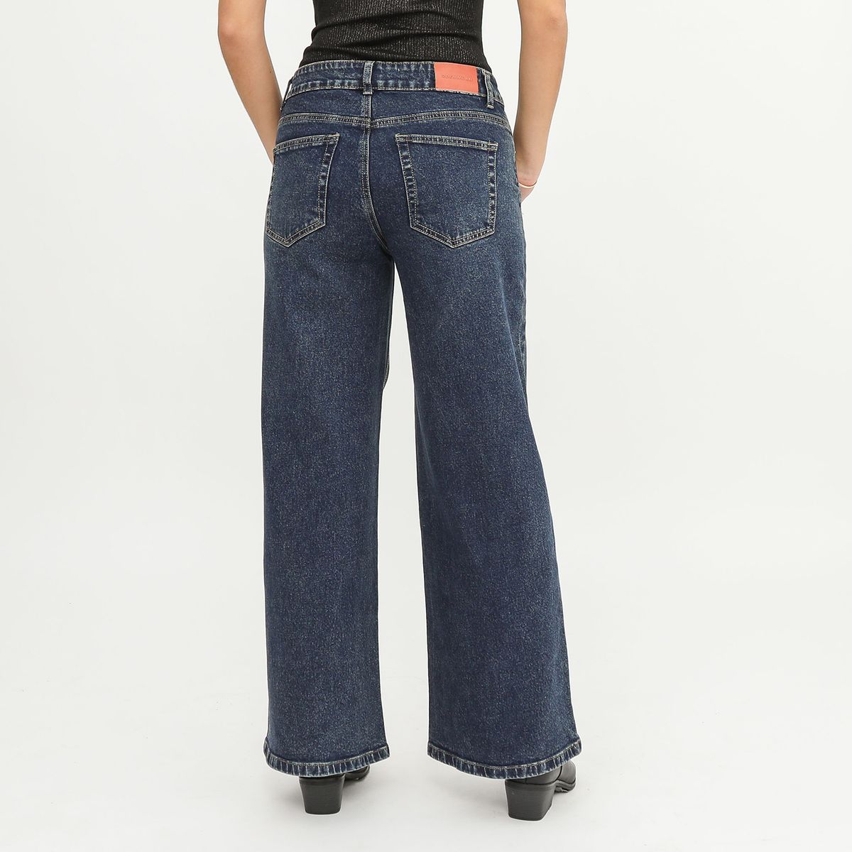 DENIMLAB - Jean Wide Leg Tiro Bajo Mujer Denimlab