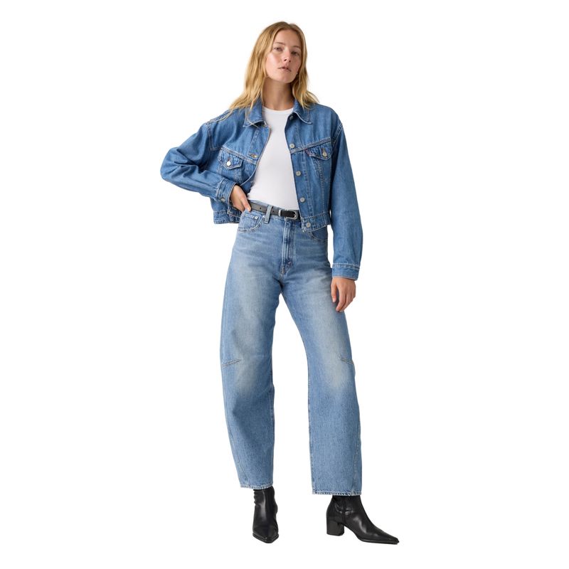 LEVIS - Jean Cinch Barrel Tiro Alto Mujer Levis