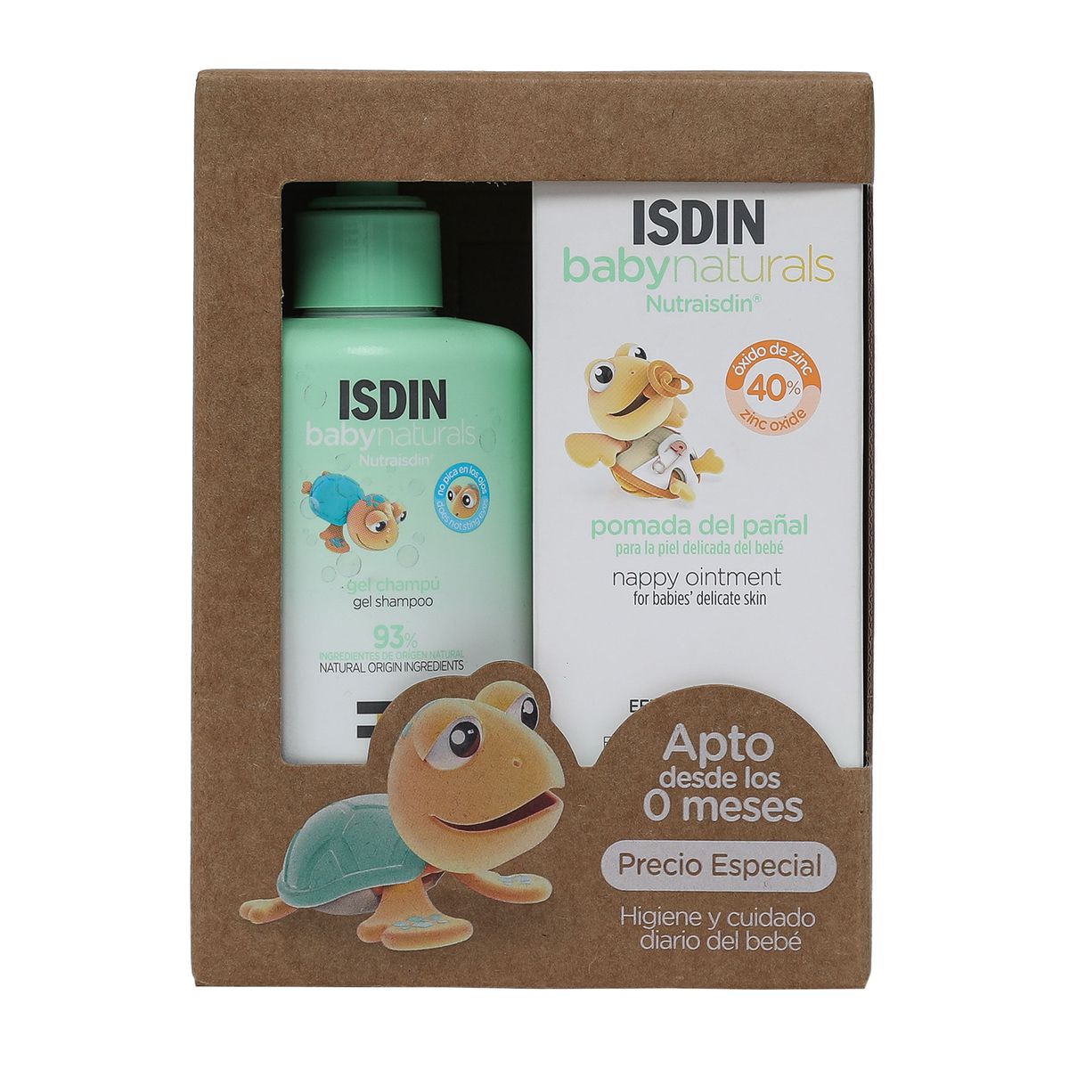 ISDIN - Pack: Baby Naturals Zn40 + Shampoo
